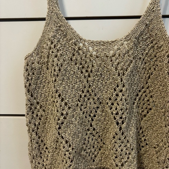 Free People glisten cami top in crochet knit - Picture 4 of 6